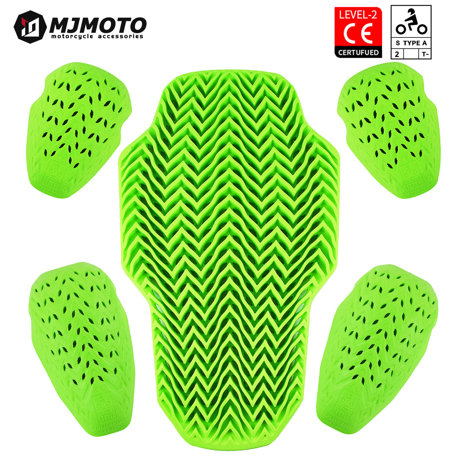 Green Motorcycle CE Level 2 Pr - Gearx Motorcycle Jacket recension och pris