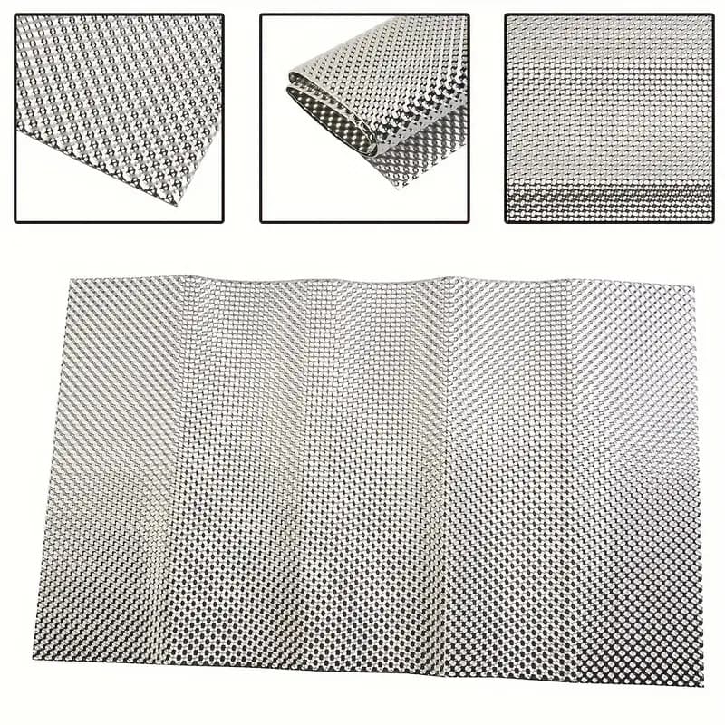 1PC Car Embossed Aluminum Heat - Exhaust Wrap Titanium recension och pris