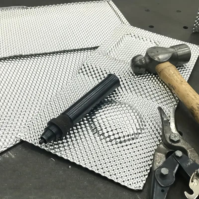 1PC Car Embossed Aluminum Heat - Exhaust Wrap Titanium recension och pris