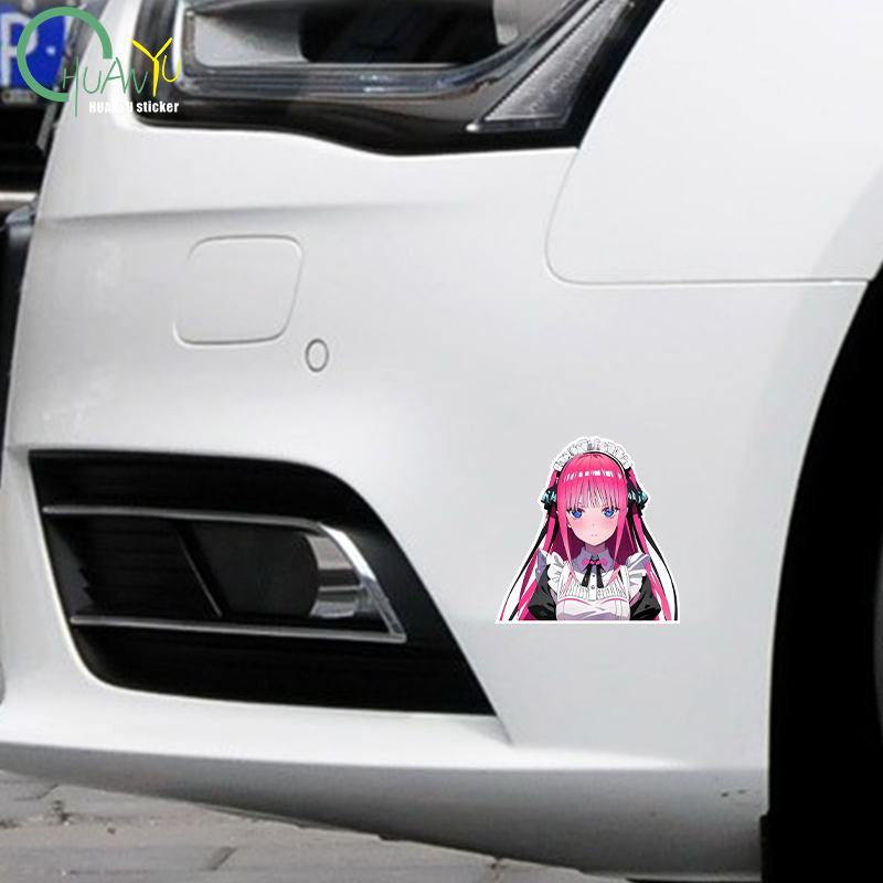 JDM Cute Girl Anime Car Sticke - Motorcycle Gear Hub recension och pris
