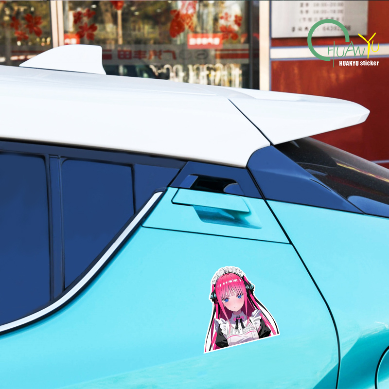 JDM Cute Girl Anime Car Sticke - Motorcycle Gear Hub recension och pris