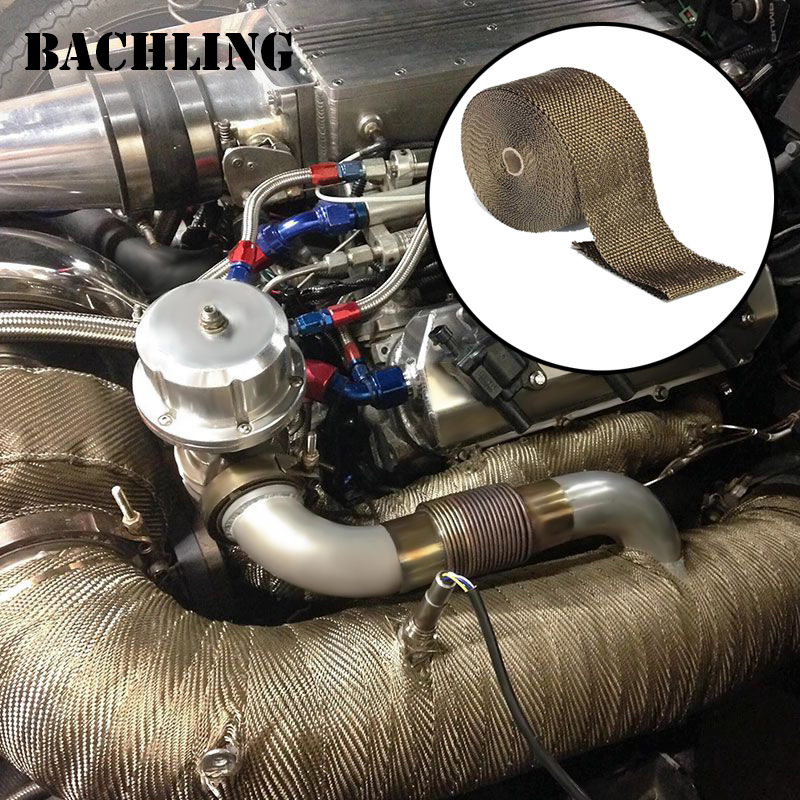 1/2M Motorcycle Exhaust Therma - Exhaust Wrap Titanium recension och pris
