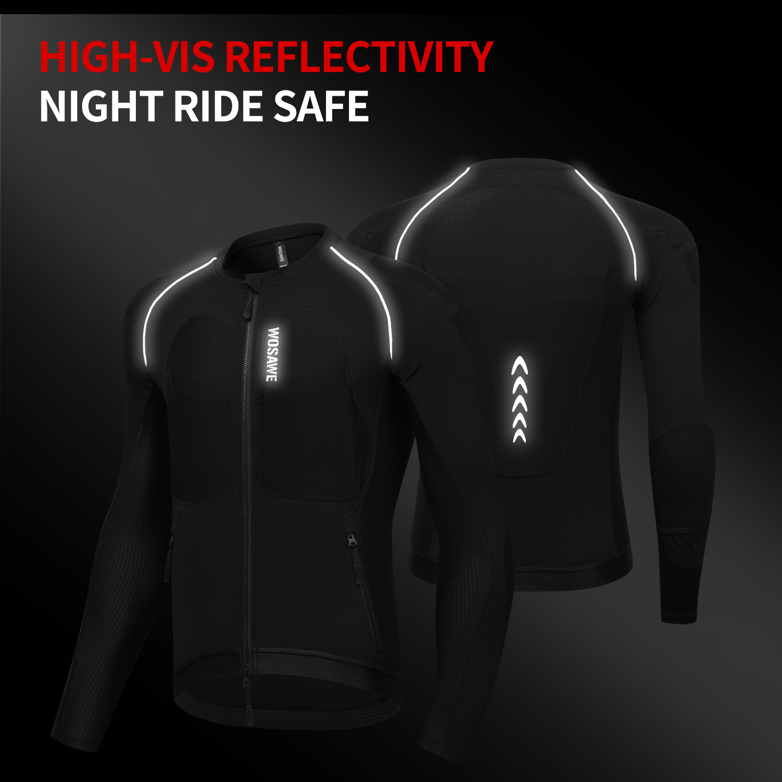 WOSAWE Men Motorcycle Protecti - Gearx Motorcycle Jacket recension och pris
