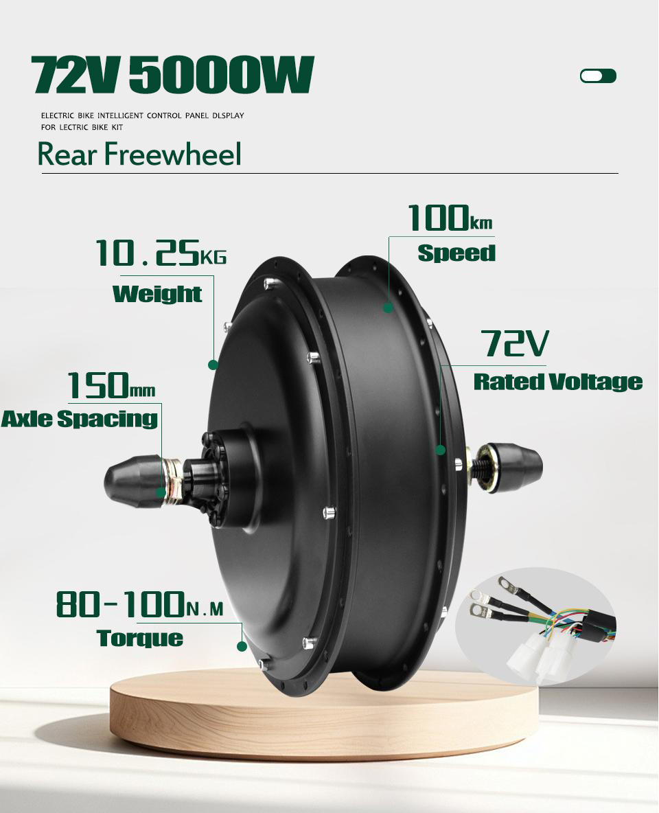 72V 5000W MTX39 EBike Motor Wh - Motorcycle Gear Hub recension och pris