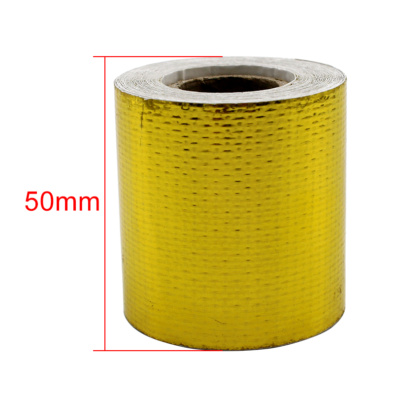 1m 5m 10m Gold Car Motorcycle  - Exhaust Wrap Titanium recension och pris