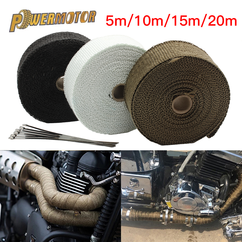 Enduro Exhaust Thermal Band Mo - Exhaust Wrap Titanium recension och pris