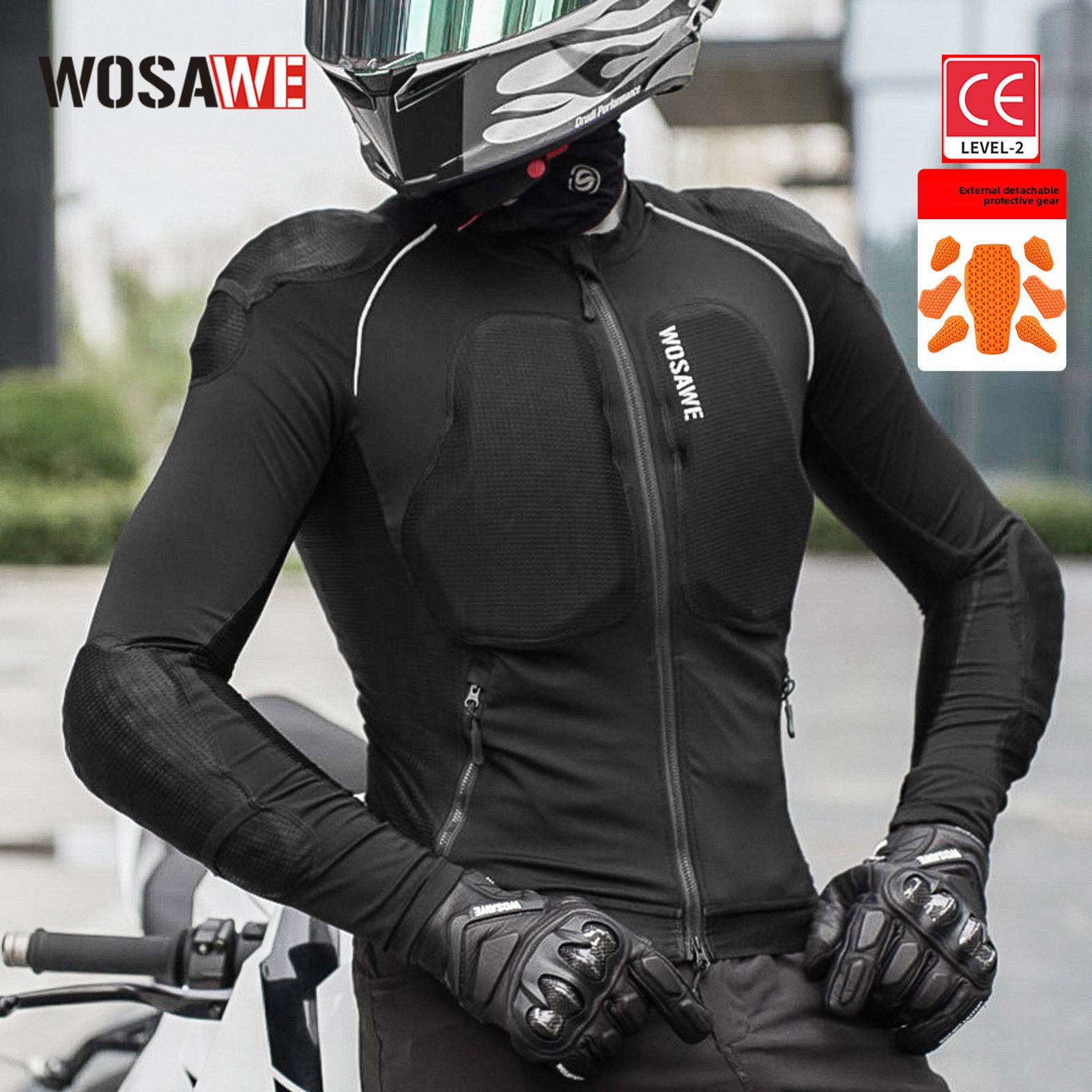 WOSAWE Men Motorcycle Racing J - Gearx Motorcycle Jacket recension och pris