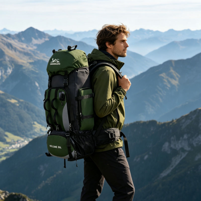 90L Waterproof Hiking Backpack - Motorcycle Gear Wardrobe recension och pris