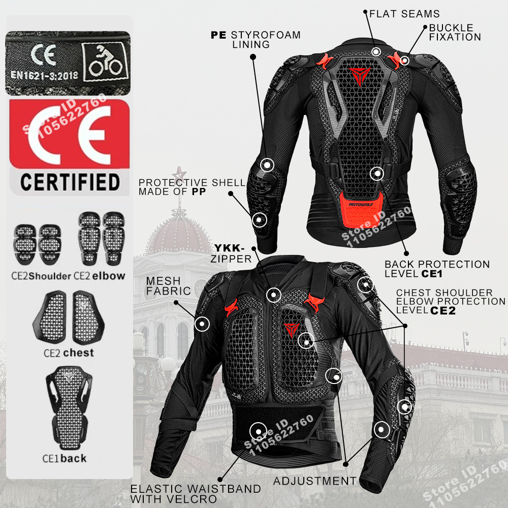 Motorcycle Jacket Men Moto Bod - Gearx Motorcycle Jacket recension och pris