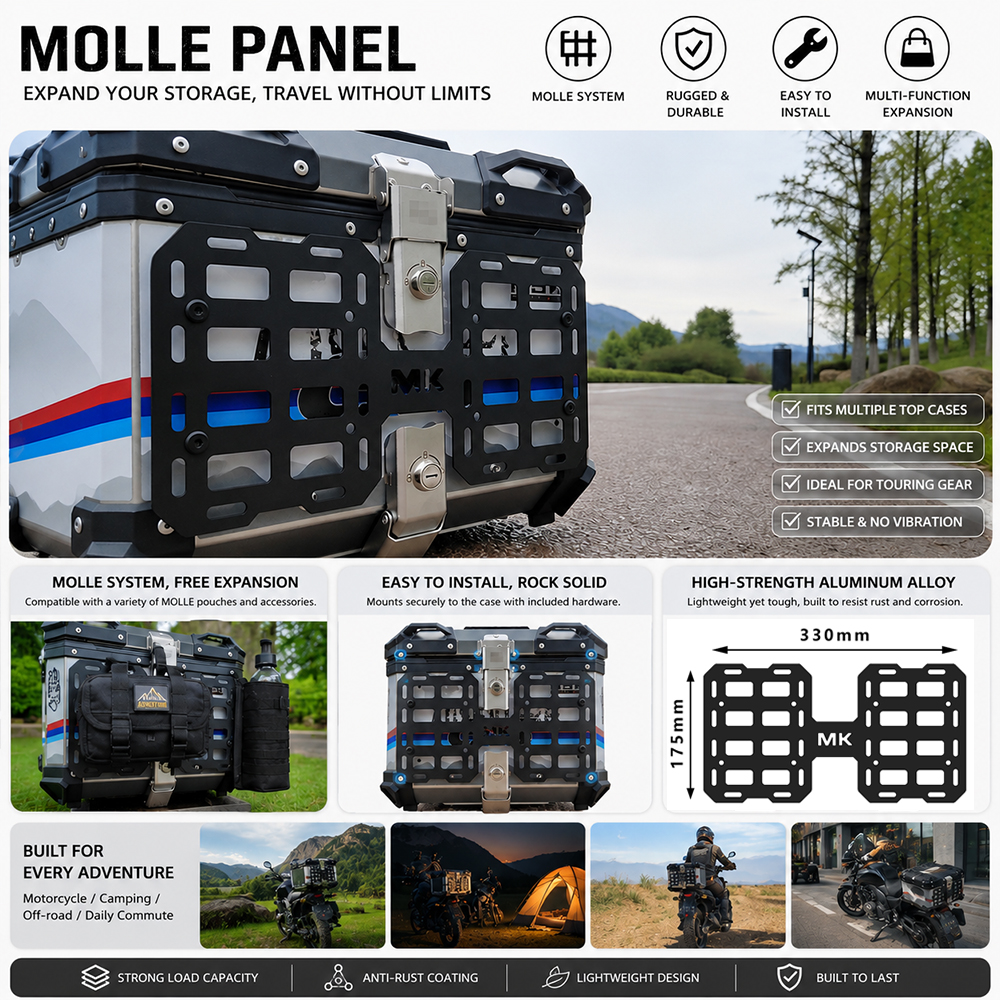 Motorcycle MOLLE Panel Front M - Motorcycle Gear Wardrobe recension och pris