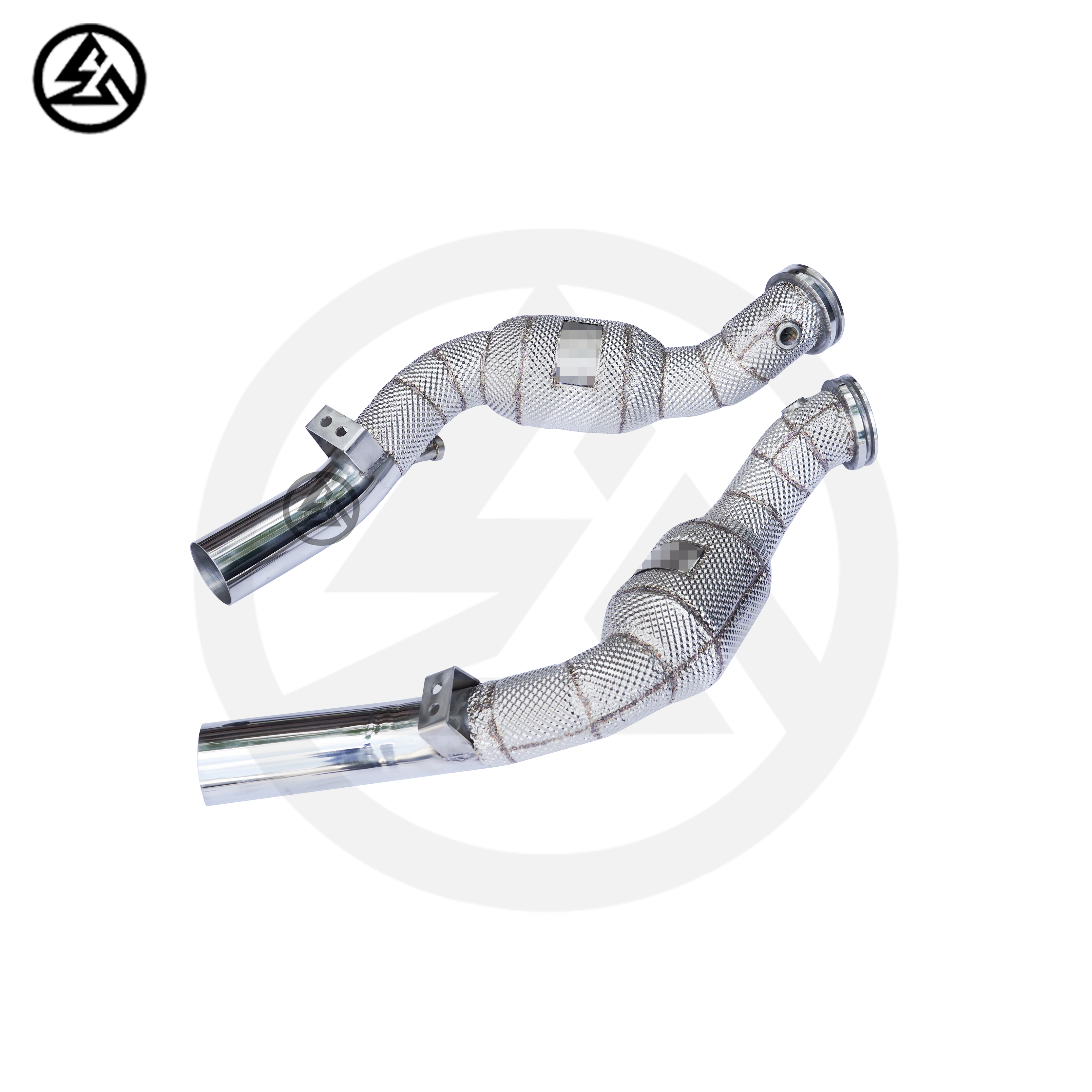 Hot Heat Wrapped Sport Downpip - Exhaust Wrap Titanium recension och pris