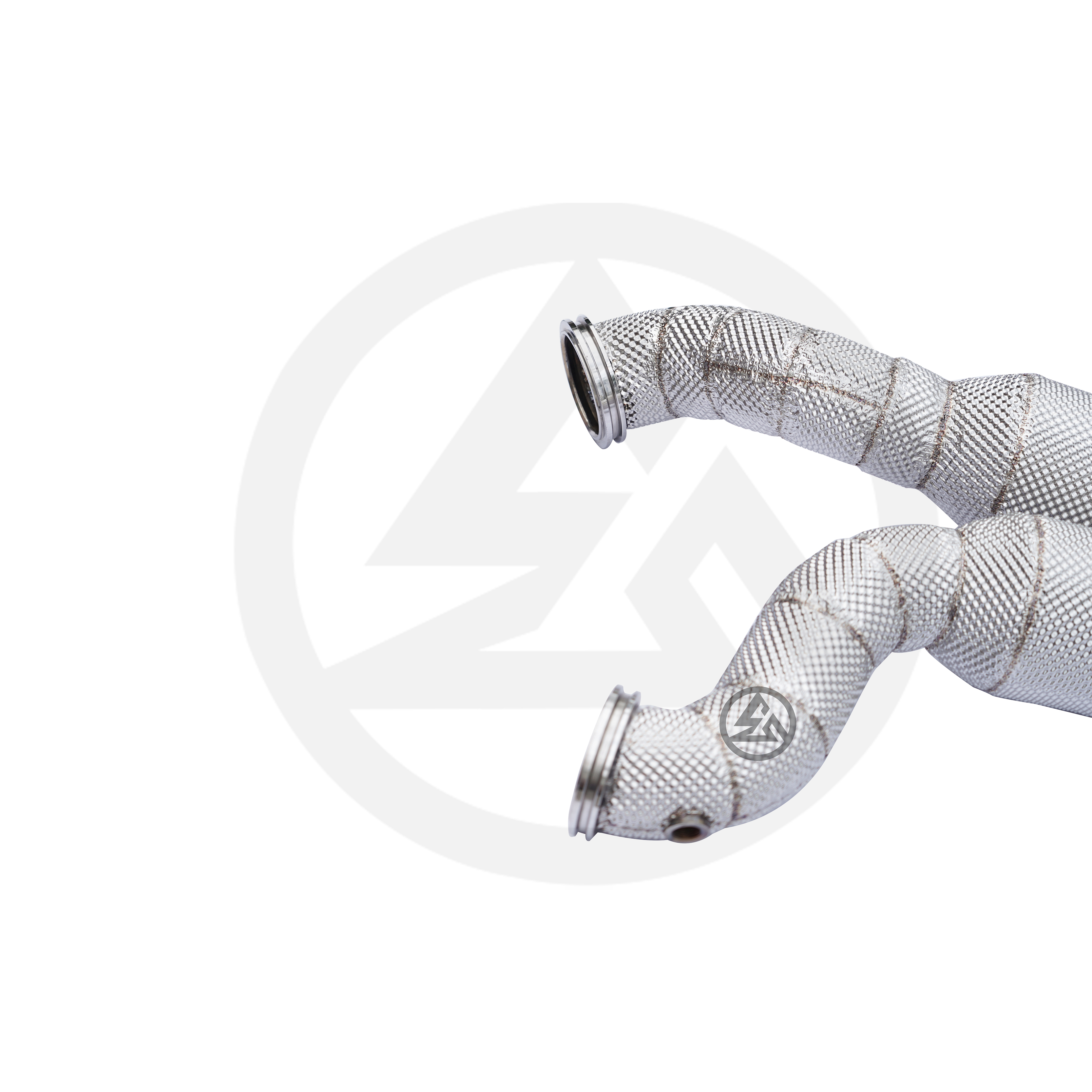 Hot Heat Wrapped Sport Downpip - Exhaust Wrap Titanium recension och pris