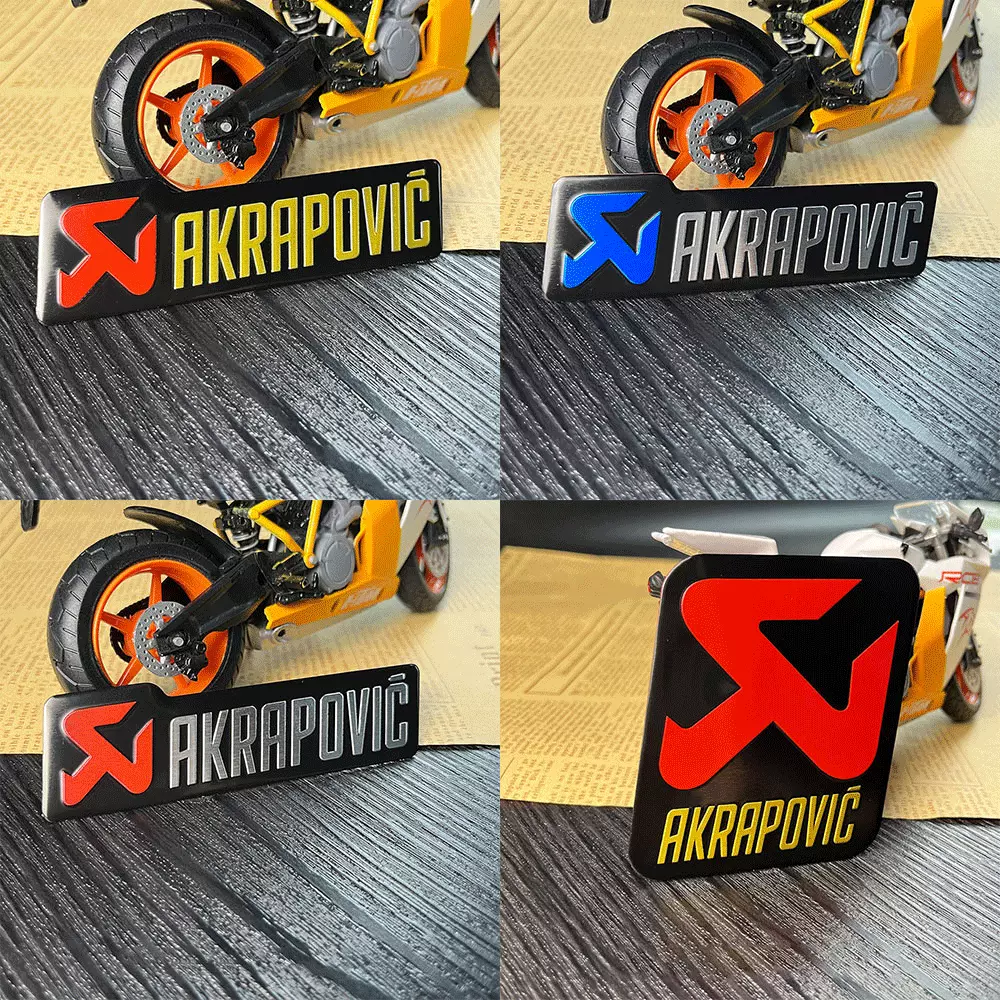 Motorcycle Exhaust Decals, 3D  - Motorcycle Gear Hub recension och pris
