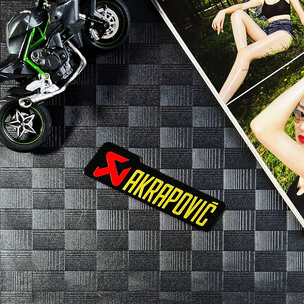 Motorcycle Exhaust Decals, 3D  - Motorcycle Gear Hub recension och pris