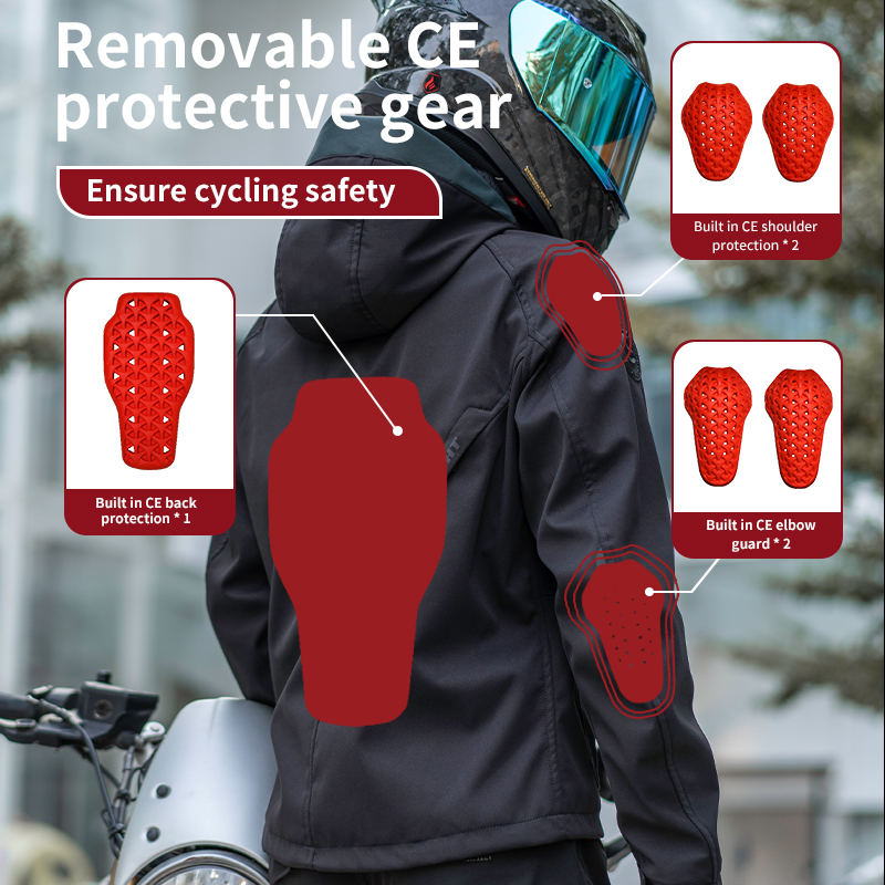 SFK Orange Motorcycle Jacket M - Gearx Motorcycle Jacket recension och pris