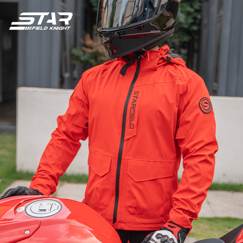 SFK Orange Motorcycle Jacket M - Gearx Motorcycle Jacket recension och pris