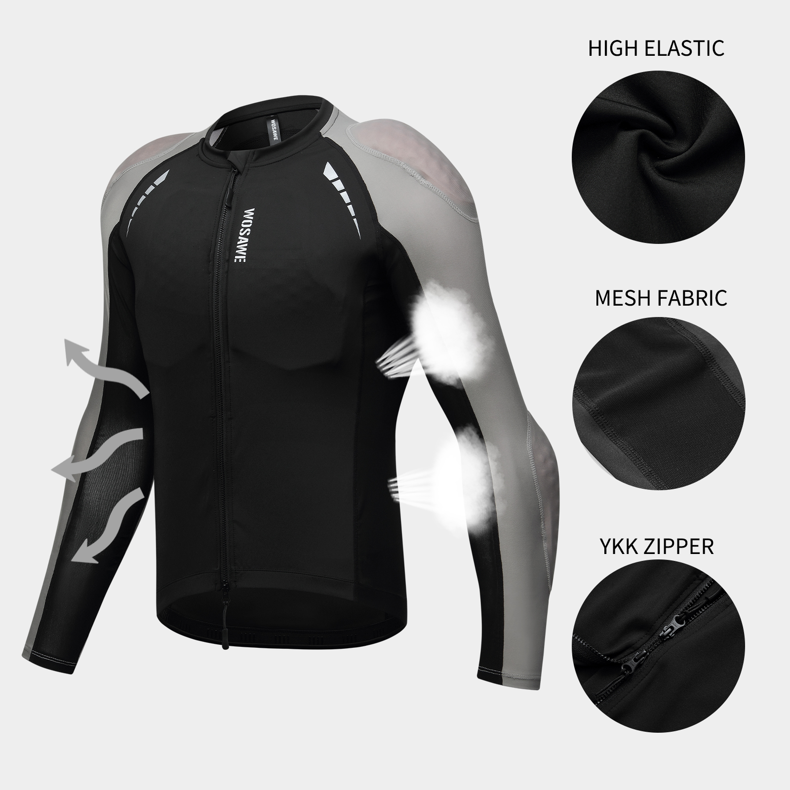 WOSAWE Mens Motorcycle Mesh Ri - Gearx Motorcycle Jacket recension och pris