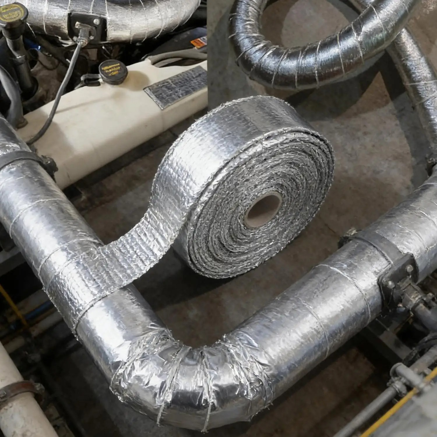 Motorcycle Muffler Thermal Tap - Exhaust Wrap Titanium recension och pris
