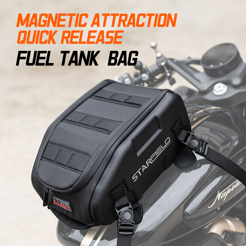 SFK Black Motorcycle Bag Front - Motorcycle Gear Wardrobe recension och pris