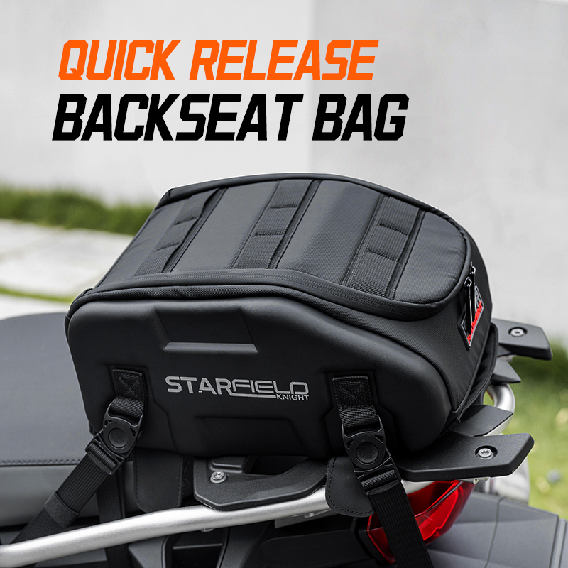 SFK Black Motorcycle Bag Front - Motorcycle Gear Wardrobe recension och pris