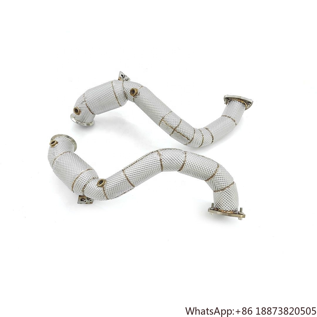 Exhaust Sport Cat Down Pipes f - Exhaust Wrap Titanium recension och pris