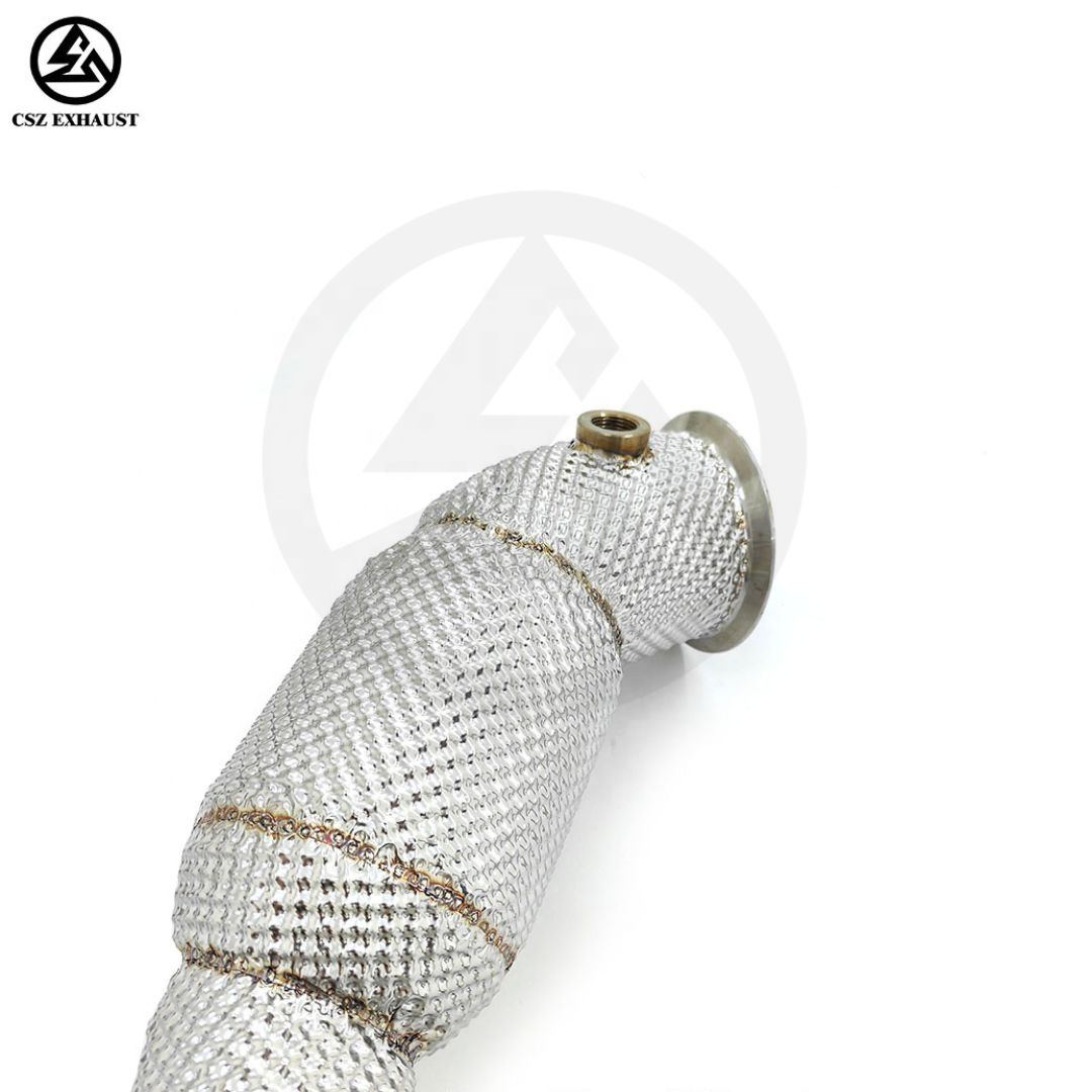 Exhaust Sport Cat Down Pipes f - Exhaust Wrap Titanium recension och pris