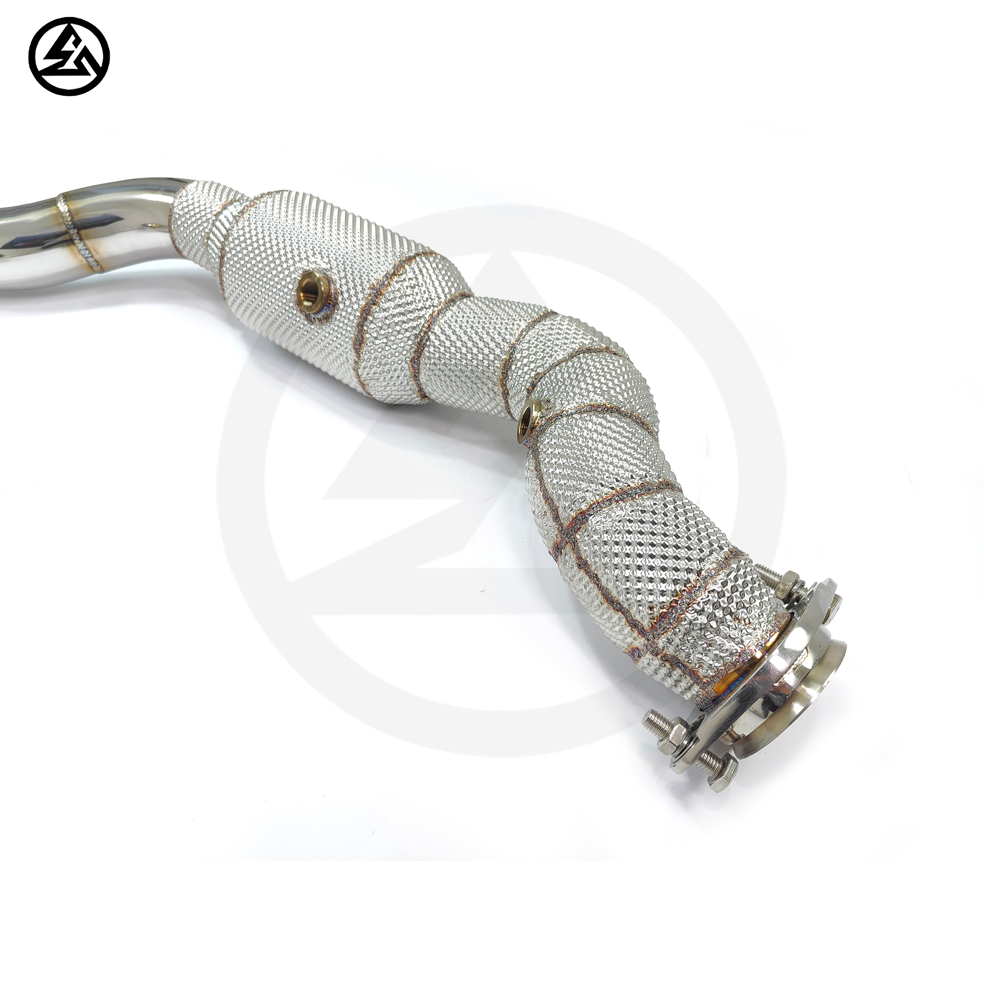 Exhaust 200 Cells Downpipe for - Exhaust Wrap Titanium recension och pris