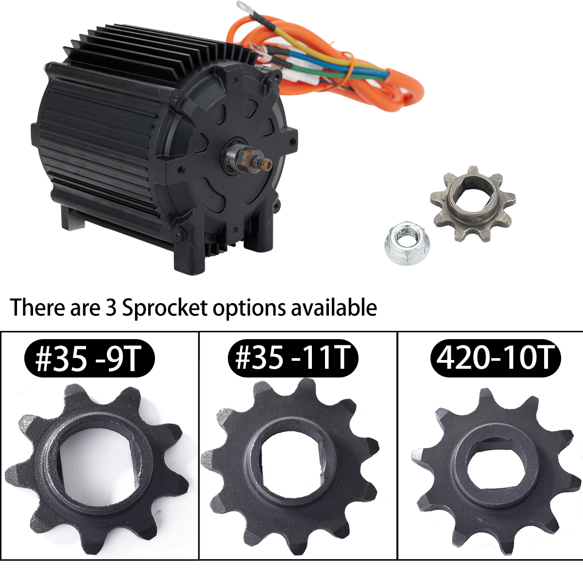 Kunray KR5V V2 72V 5000W Elect - Motorcycle Gear Hub recension och pris