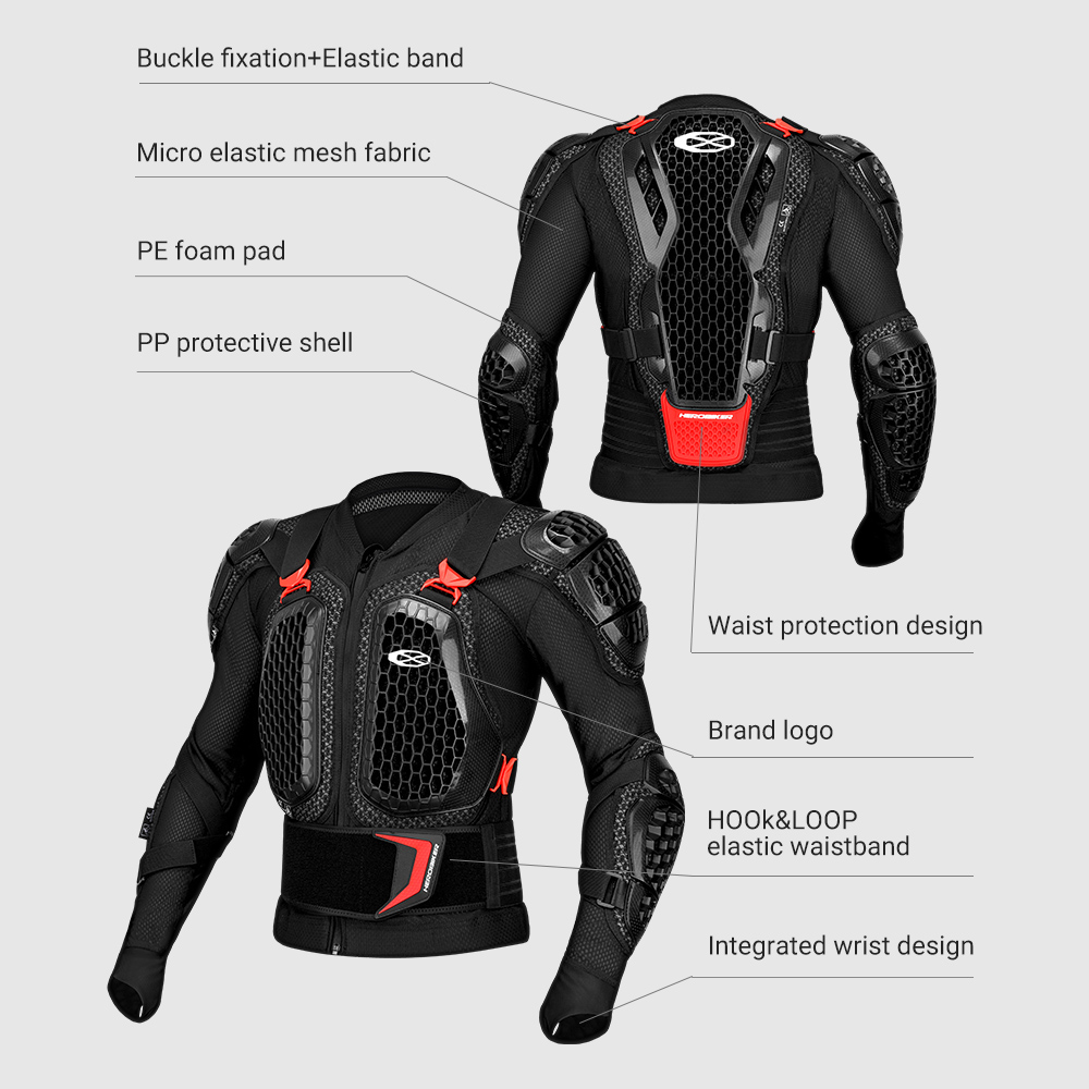 Motocross Armor Off-Road Anti- - Gearx Motorcycle Jacket recension och pris