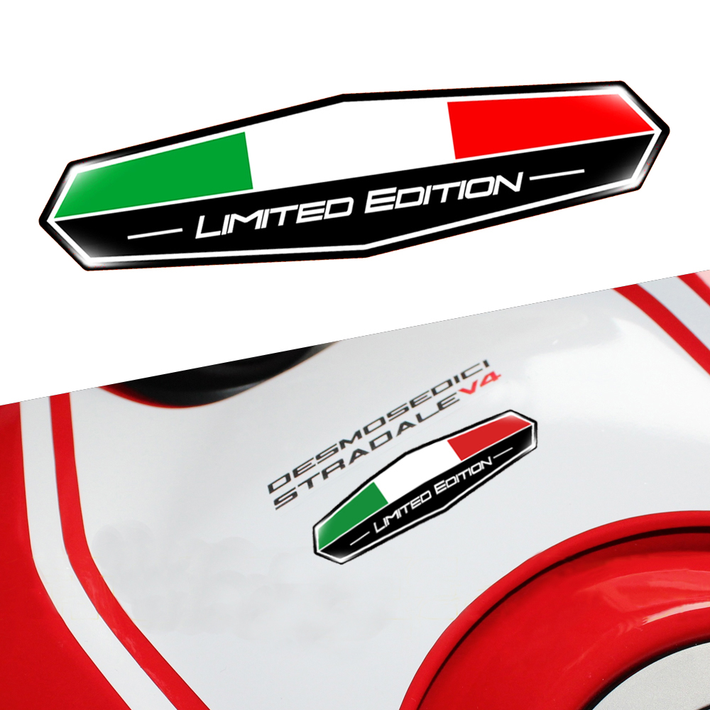 Italy Flag 3D Epoxy Sticker Mo - Motorcycle Gear Hub recension och pris