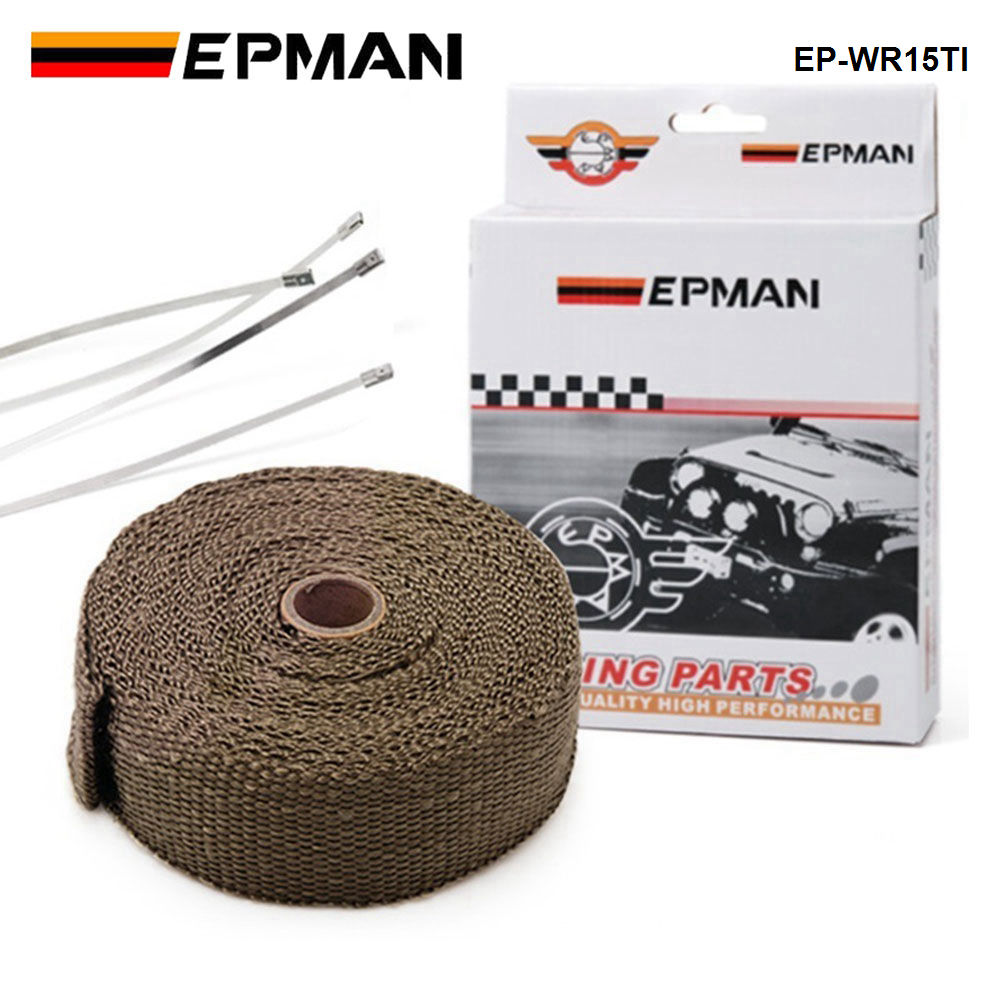 Titanium Turbo Manifold Heat E - Exhaust Wrap Titanium recension och pris