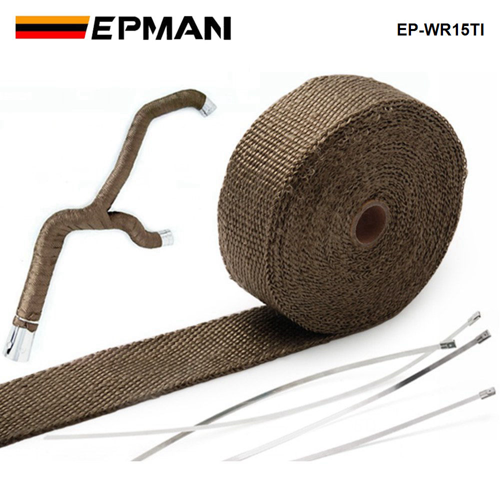 Titanium Turbo Manifold Heat E - Exhaust Wrap Titanium recension och pris