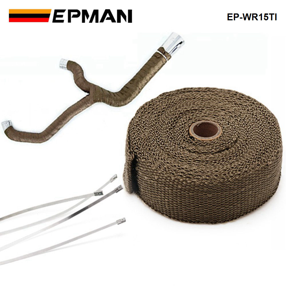 Titanium Turbo Manifold Heat E - Exhaust Wrap Titanium recension och pris